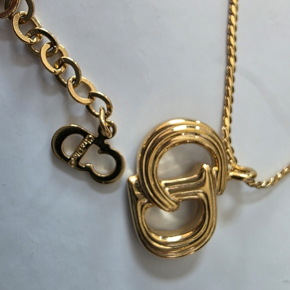 Christian Dior CD Logo Necklace - Picture 4 of 4